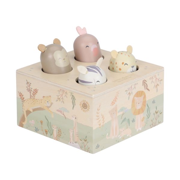 Little Dutch Safari Friends Pop Up Speelgoed Little Dutch Safari Friends Pop Up Speelgoed