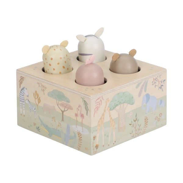 Little Dutch Safari Friends Pop Up Speelgoed Little Dutch Safari Friends Pop Up Speelgoed