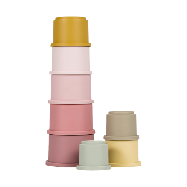 Little Dutch Stapelbekers Roze