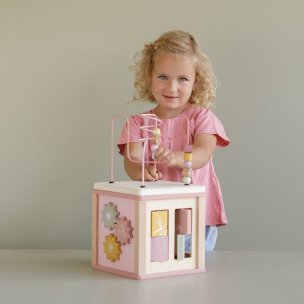 Little Dutch Activiteitenkubus Pink Little Dutch Activiteitenkubus Pink