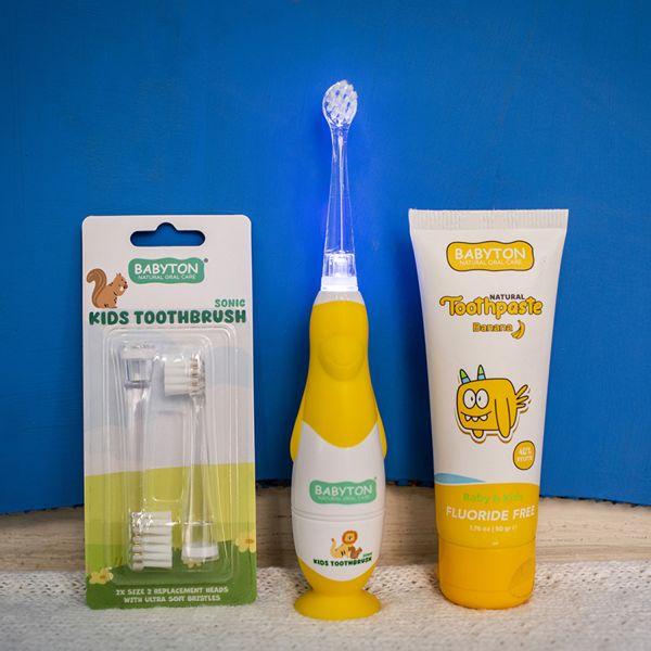 Babyton Vervangborstels Voor Sonische Tandenborstel - 2 Stuks Babyton Vervangborstels Voor Sonische Tandenborstel - 2 Stuks