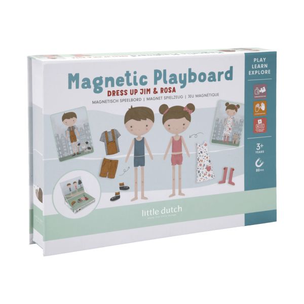 Little Dutch Magnetisch Speelbord Jim & Rosa
