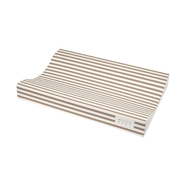 Meyco Aankleedkussen - Fat Stripe - Taupe - 50 x 70 cm