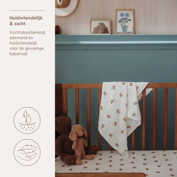 Meyco Tetra Doeken - 3 Stuks - 70 x 70 cm - Bear Meyco Tetra Doeken - 3 Stuks - 70 x 70 cm - Bear