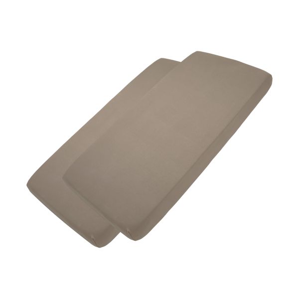Meyco Hoeslaken - 2 Stuks - 50 x 90 cm - Jersey - Dark Taupe