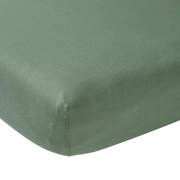 Meyco Juniorhoeslaken Jersey Forest Green<br/ >70 x 140/150 cm Meyco Juniorhoeslaken Jersey Forest Green<br/ >70 x 140/150 cm