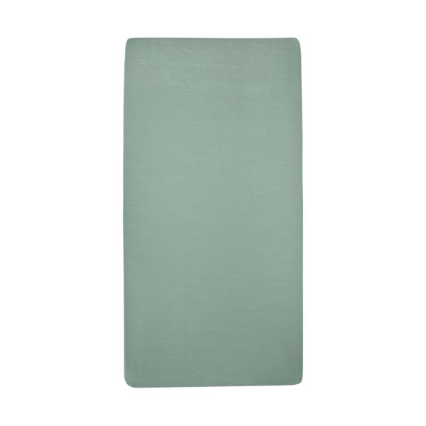 Meyco Juniorhoeslaken Jersey Stone Green 70 x 140/150 cm Meyco Juniorhoeslaken Jersey Stone Green 70 x 140/150 cm