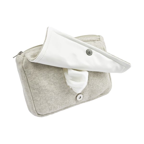 Meyco Billendoekjesetui Knit Basic Sand Melange Meyco Billendoekjesetui Knit Basic Sand Melange