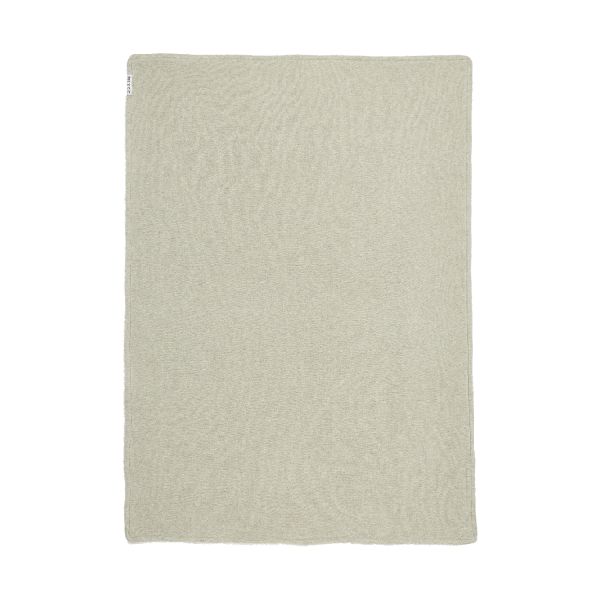 Meyco Ledikantdeken Knit Basic Sand Melange Teddy 100x150cm Meyco Ledikantdeken Knit Basic Sand Melange Teddy 100x150cm
