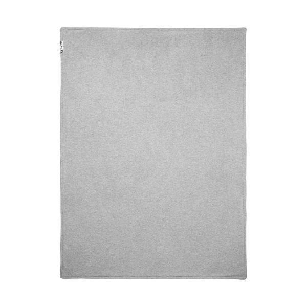 Meyco Ledikantdeken Knit Basic Grijs Met Velvet 100 x 150 cm Meyco Ledikantdeken Knit Basic Grijs Met Velvet 100 x 150 cm