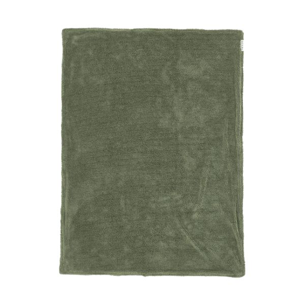 Meyco Ledikantdeken Mini Knots Forest Green Teddy 100x150cm