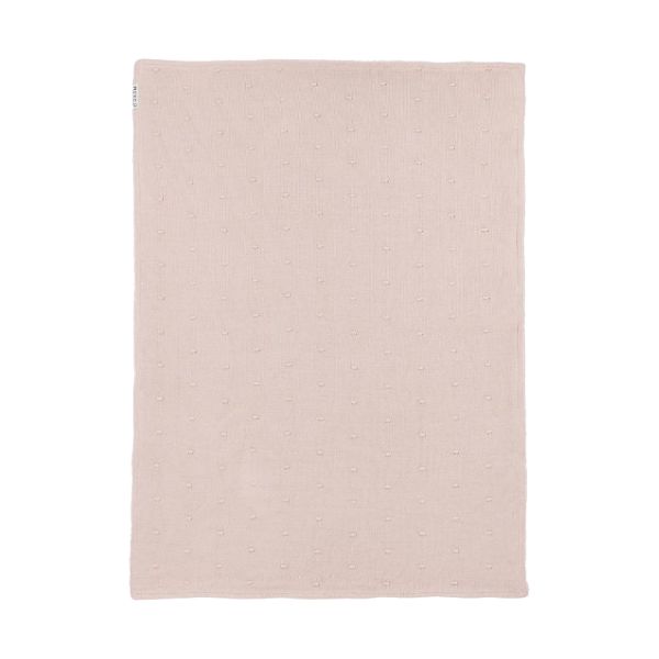 Meyco Ledikantdeken Mini Knots Soft Pink Fleece 100x150cm