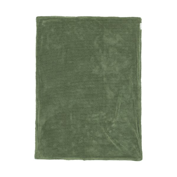 Meyco Wiegdeken Mini Knots Forest Green Teddy 75x100cm Meyco Wiegdeken Mini Knots Forest Green Teddy 75x100cm