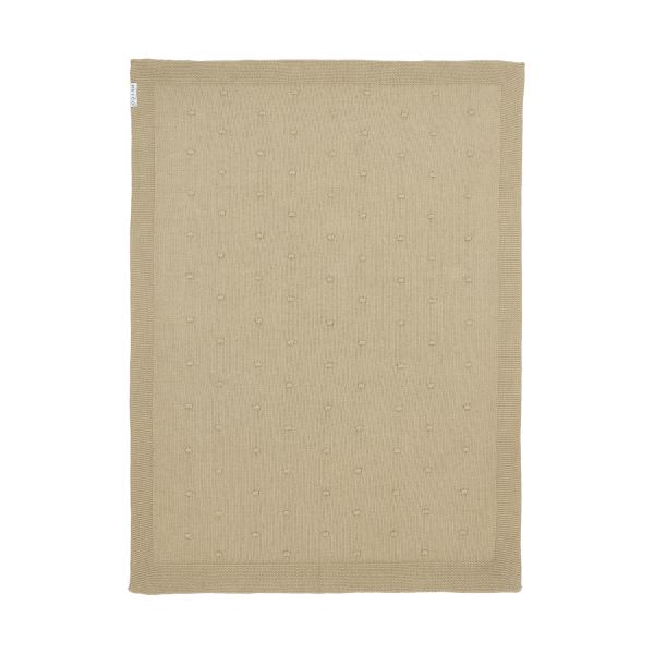 Meyco Wiegdeken Mini Knots Sand 75x100cm