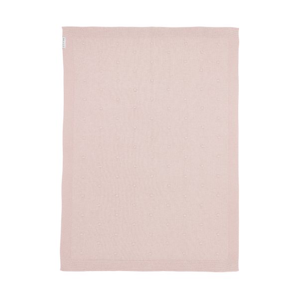 Meyco Ledikantdeken Mini Knots Soft Pink 100x150cm