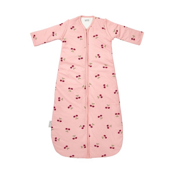 Meyco Slaapzak Gevoerd Met Afritsbare Mouwen - Cherry - Soft Rose - 60 cm