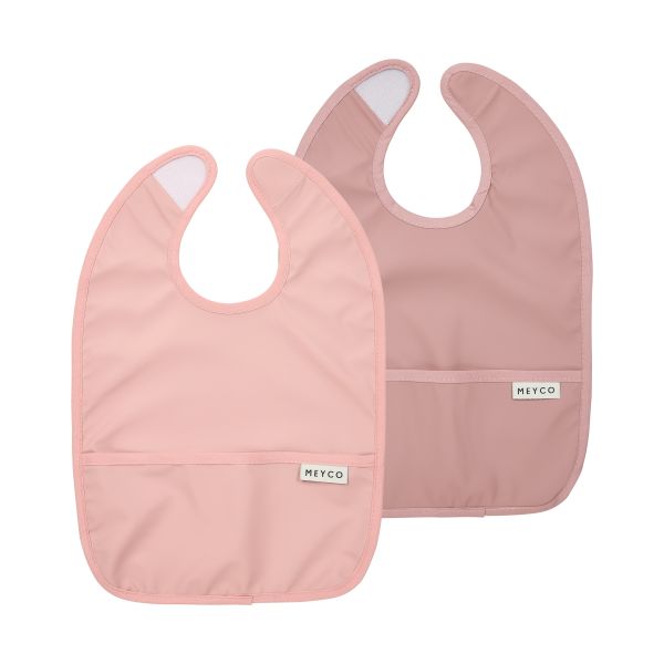 Meyco Slab met Opvangbak - 2 Stuks - Soft Rose / Purple Pink Meyco Slab met Opvangbak - 2 Stuks - Soft Rose / Purple Pink
