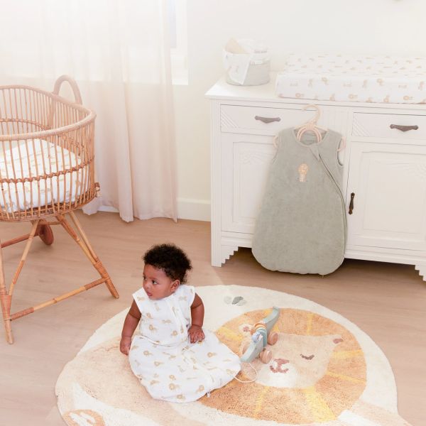 Little Dutch Leeuw Vloerkleed - 117 x 110 cm - Geel Little Dutch Leeuw Vloerkleed - 117 x 110 cm - Geel