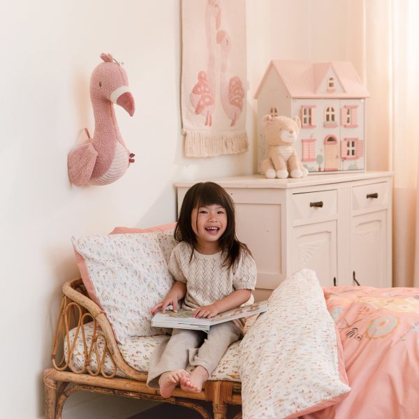 Little Dutch Wieg Hoeslaken - Blooming Safari Little Dutch Wieg Hoeslaken - Blooming Safari