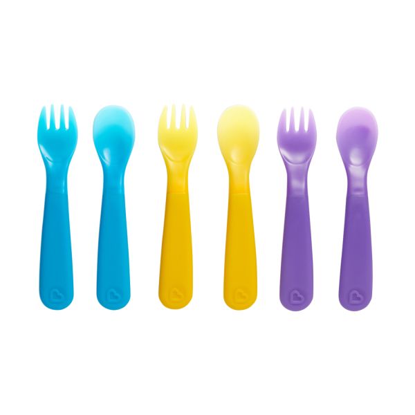Munchkin Color Changing Forks & Spoons 6-pack Munchkin Color Changing Forks & Spoons 6-pack