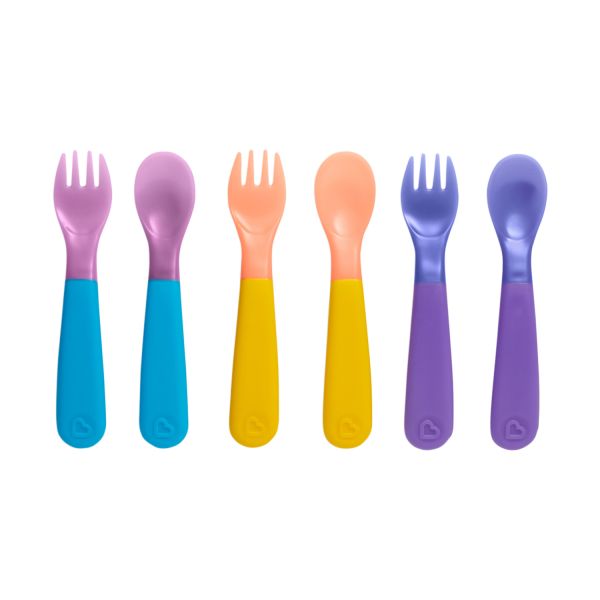 Munchkin Color Changing Forks & Spoons 6-pack Munchkin Color Changing Forks & Spoons 6-pack