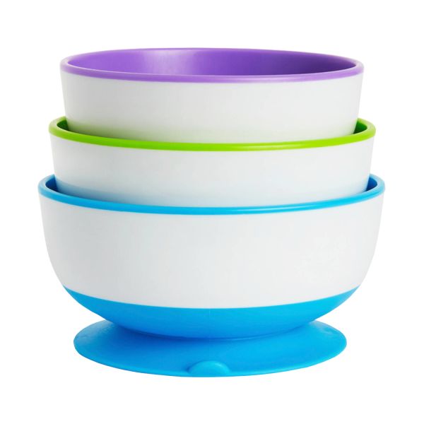 Munchkin Kommetjes+Zuignappen (3dlg Set) Munchkin Kommetjes+Zuignappen (3dlg Set)