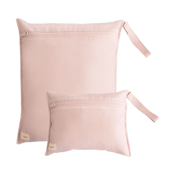 Mushie Waterbestendige Zakjes - 2 Stuks - Blush Mushie Waterbestendige Zakjes - 2 Stuks - Blush