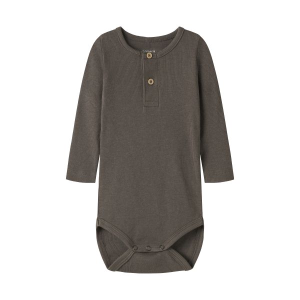 Name It Kab Button Romper - Maat 68 - Morel Name It Kab Button Romper - Maat 68 - Morel