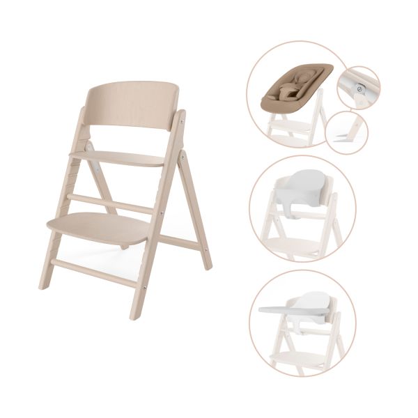 Cybex Kinderstoel Click & Fold All Natural - Light Natural 4 In 1 Cybex Kinderstoel Click & Fold All Natural - Light Natural 4 In 1