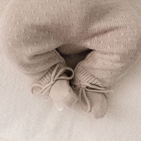 Little Dutch Gebreid Boxpakje - Soft Beige Melange - 62 Little Dutch Gebreid Boxpakje - Soft Beige Melange - 62