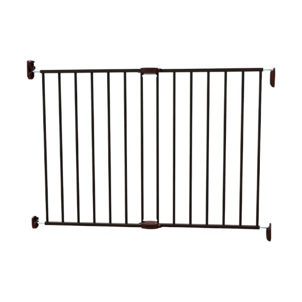 Noma Extending Metal Gate Black - 62-102cm