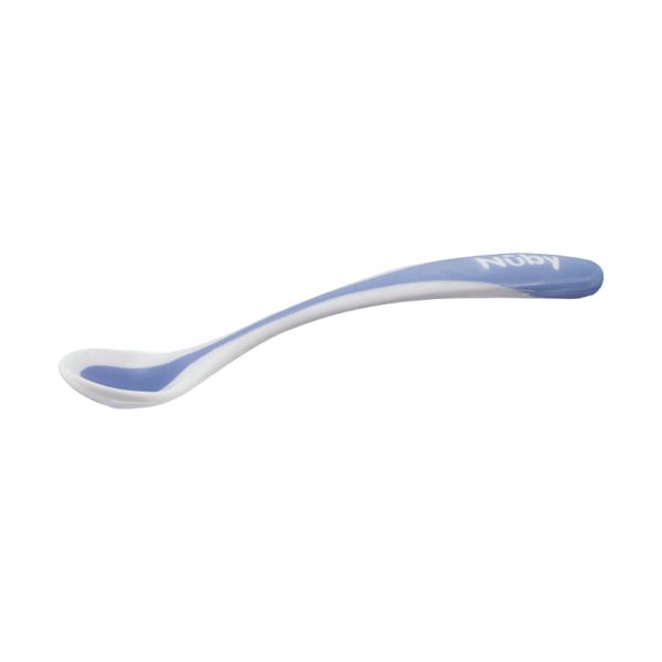 Nûby Hot Spoon Lepel Blauw 4mnd+ (3 stuks)