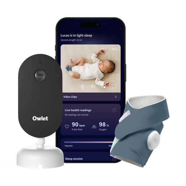Owlet Dream Sock & Dream Sight Camera - Bedtime Blue