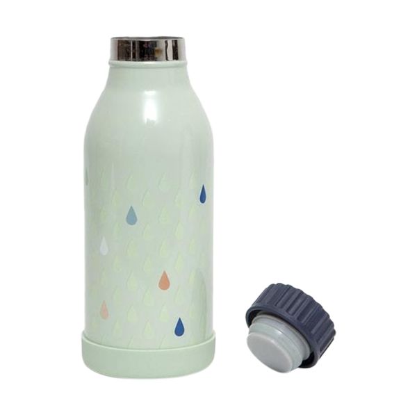 Petit Monkey RVS Thermosfles - Drops Mint - 350 ml