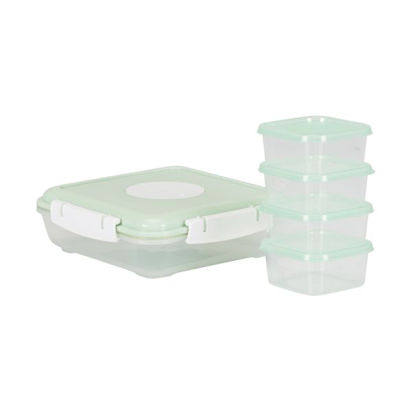 Puck Babyvoeding Diepvriesbakjes Groen