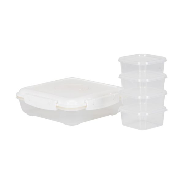 Puck Babyvoeding Diepvriesbakjes Wit Puck Babyvoeding Diepvriesbakjes Wit