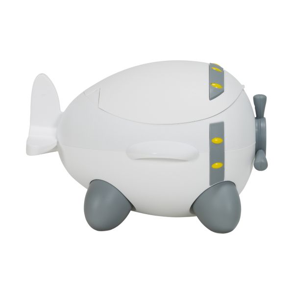 Puck Plaspotje Vliegtuig Wit/Grijs
Puck Plaspotje Vliegtuig Wit/Grijs