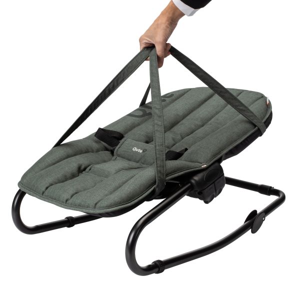 Qute Q-Sofa Jeans Groen/Zwart Frame Qute Q-Sofa Jeans Groen/Zwart Frame