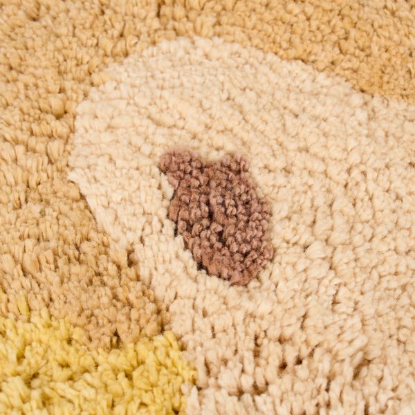 Little Dutch Leeuw Vloerkleed - 117 x 110 cm - Geel Little Dutch Leeuw Vloerkleed - 117 x 110 cm - Geel