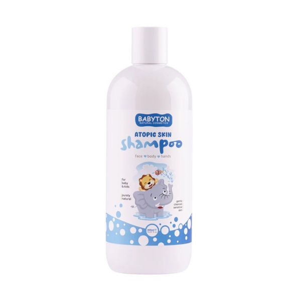 Babyton Natuurlijke Lichaam & Haar Shampoo Atopische Huid - 400ml Babyton Natuurlijke Lichaam & Haar Shampoo Atopische Huid - 400ml