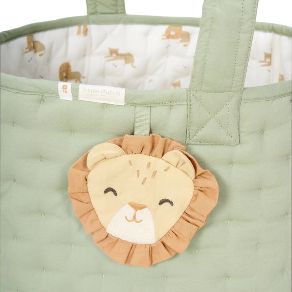 Little Dutch Safari Leo Opbergmand Groot - Groen