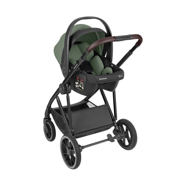 Kikkaboo Kinderwagen 3-in-1 - Chiara - Army Green Kikkaboo Kinderwagen 3-in-1 - Chiara - Army Green