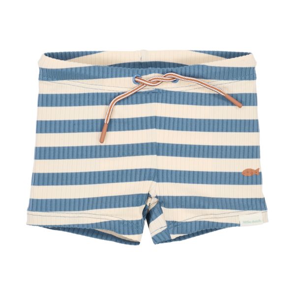 Little Dutch Zwembroek Ocean Blue Stripes - 74/80