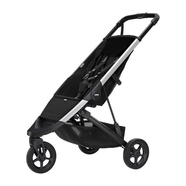 Thule Spring Buggy - Black/Grey Melange Incl. Extra Kap Misty Rose Thule Spring Buggy - Black/Grey Melange Incl. Extra Kap Misty Rose