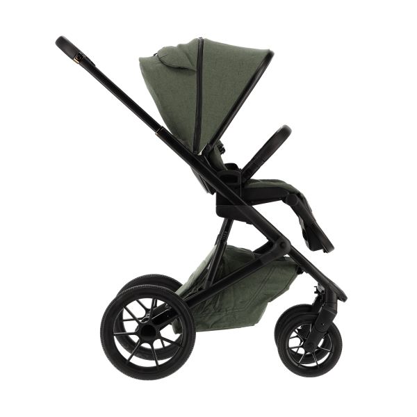 Qute Q-Rider Plus Kinderwagen - Thyme Green | Kidsriver Curve Autostoel - Black | Kidsriver Isofix Base Qute Q-Rider Plus Kinderwagen - Thyme Green | Kidsriver Curve Autostoel - Black | Kidsriver Isofix Base