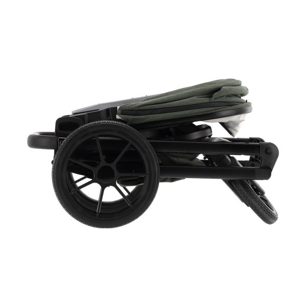 Qute Q-Rider Plus Kinderwagen - Thyme Green | Kidsriver Curve Autostoel - Black | Kidsriver Isofix Base Qute Q-Rider Plus Kinderwagen - Thyme Green | Kidsriver Curve Autostoel - Black | Kidsriver Isofix Base