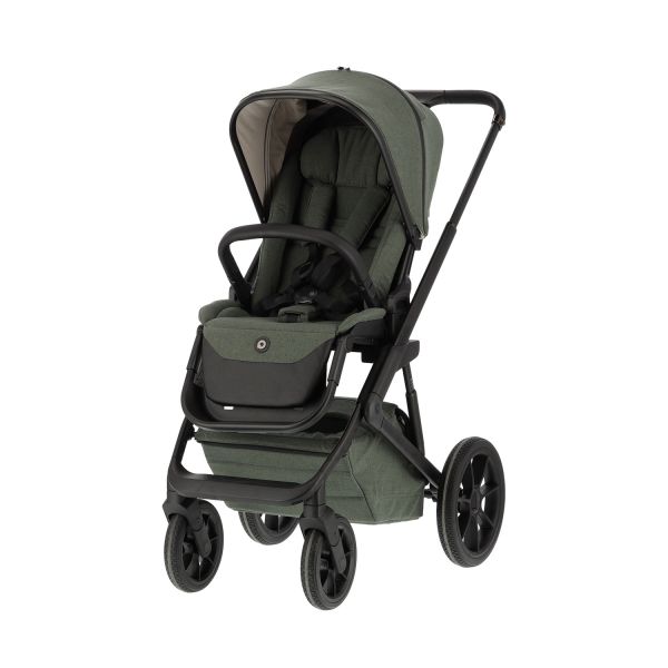 Qute Q-Rider Plus Kinderwagen - Thyme Green | Kidsriver Curve Autostoel - Black | Kidsriver Isofix Base Qute Q-Rider Plus Kinderwagen - Thyme Green | Kidsriver Curve Autostoel - Black | Kidsriver Isofix Base