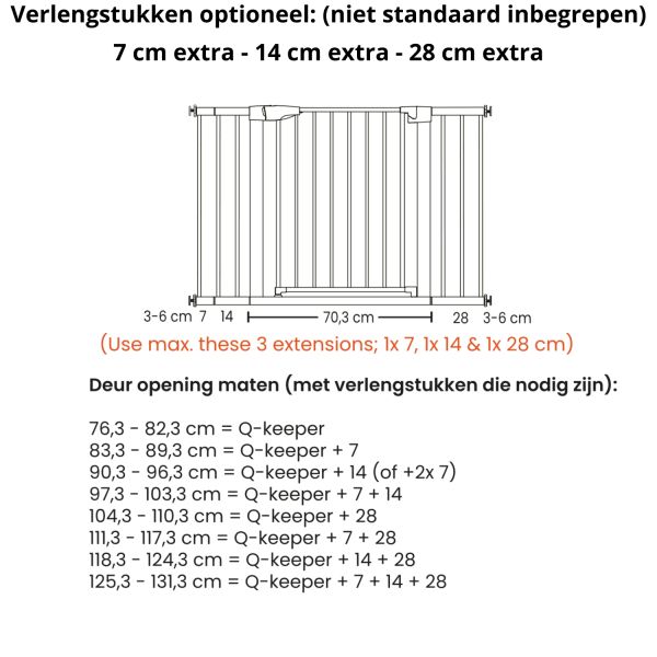 Qute Traphek Q-Keeper - Zwart