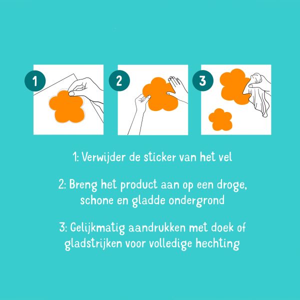 Woezel & Pip Muursticker - Dieren