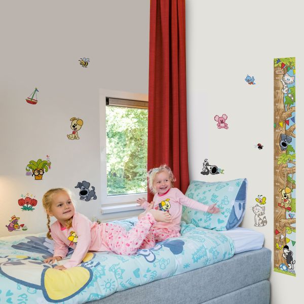 Woezel & Pip Muurstickers A4 Set - Dieren